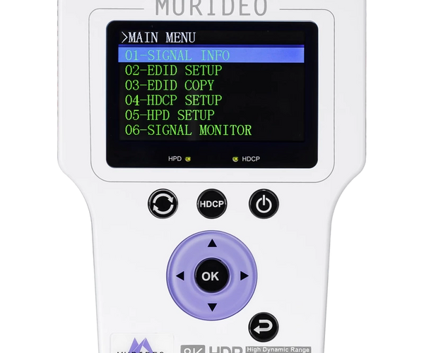 Murideo 8K SIX-A, анализатор HDMI. Изображение производителя.