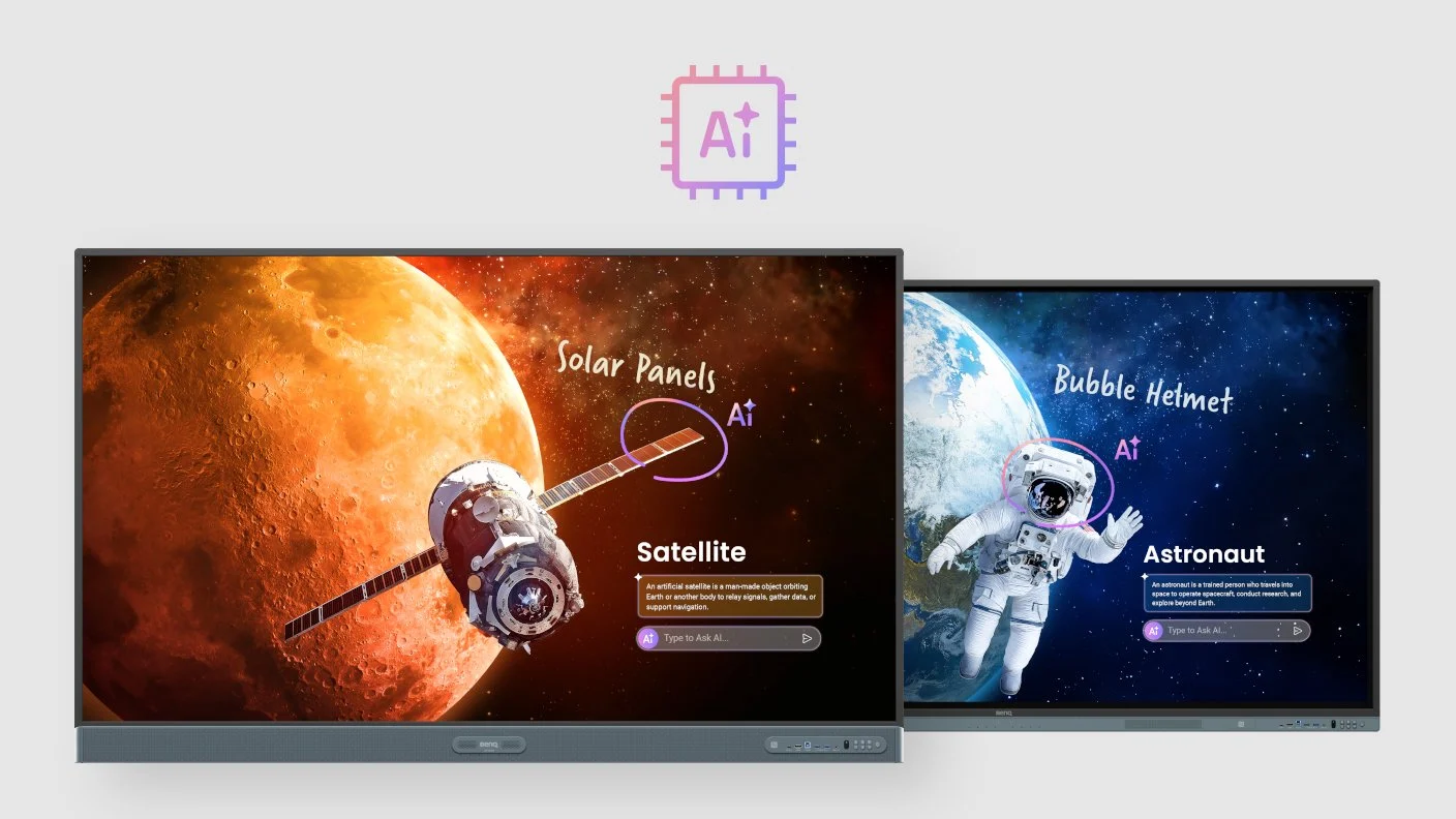 Интерактивная панель BenQ из анонса серий RP05 и RM05.
