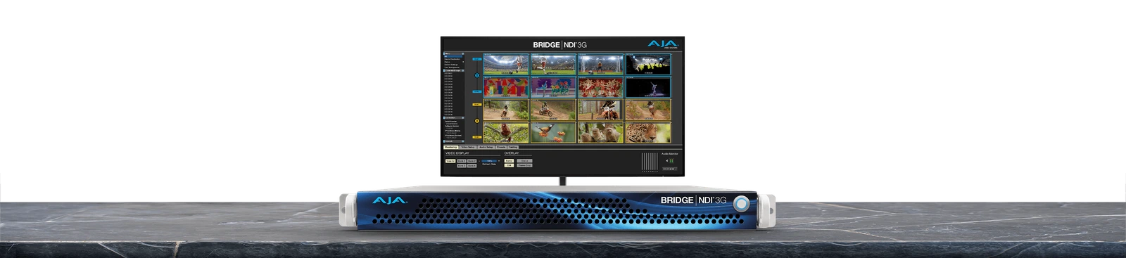 AJA BRIDGE NDI 3G: внешний вид устройства.